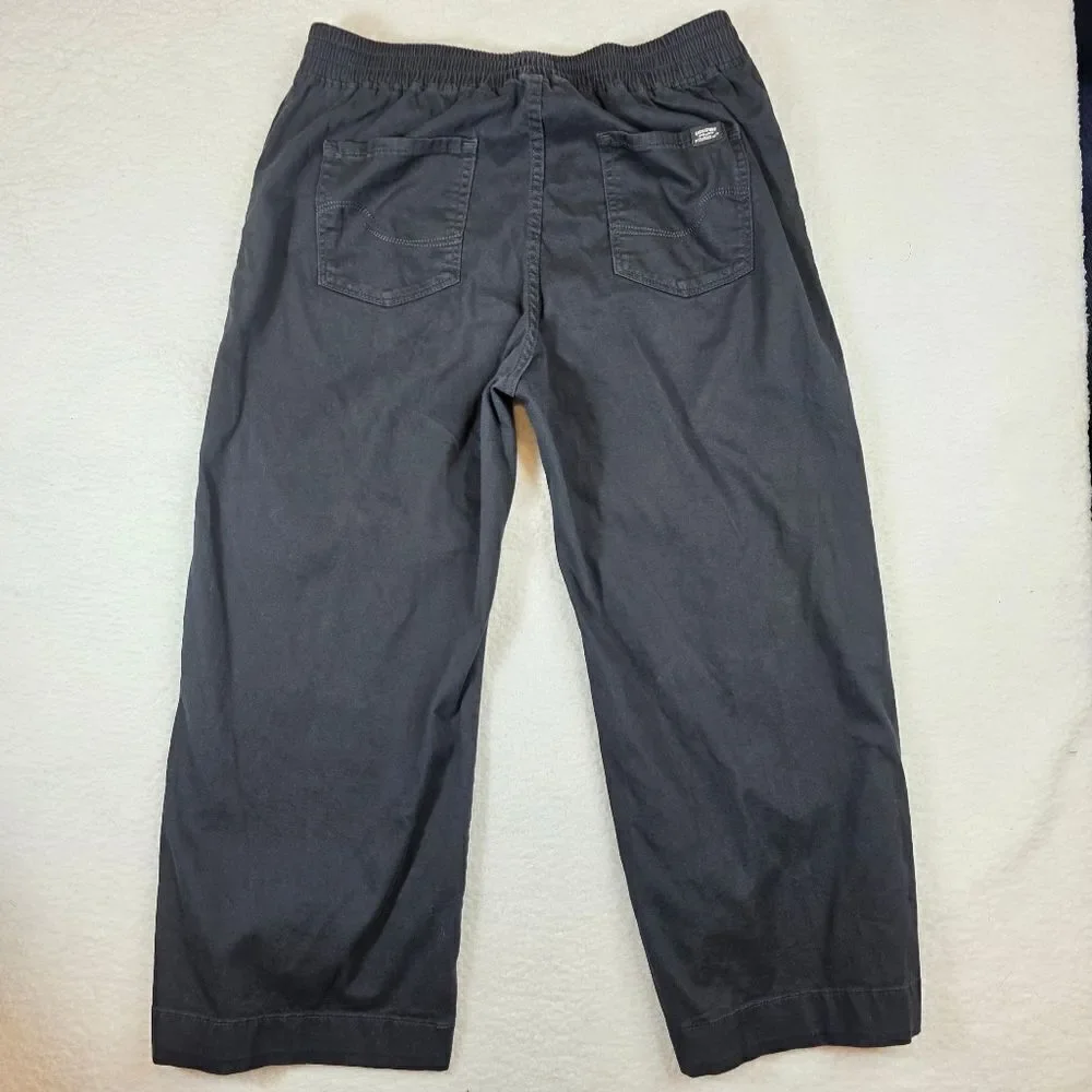 Levi's Signature Wide Leg Cropped Pullon Pants Size 14/32